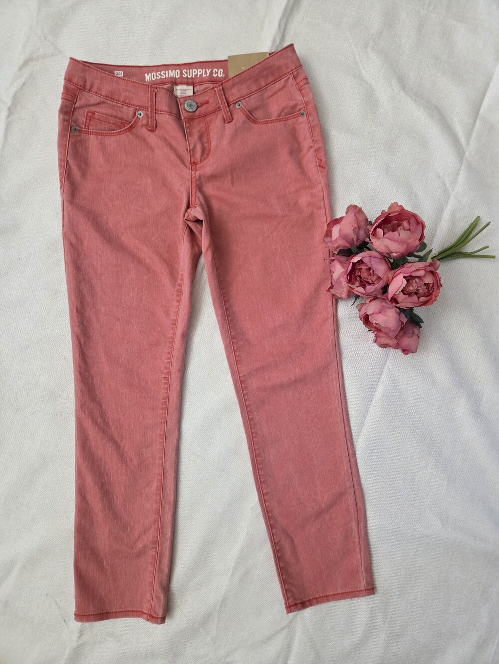 Mossimo Supply Co. Women's Coral Skinny Cropped Jeans. Youth Mossimo Supply Jean